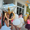 Globo Metálico Anillo