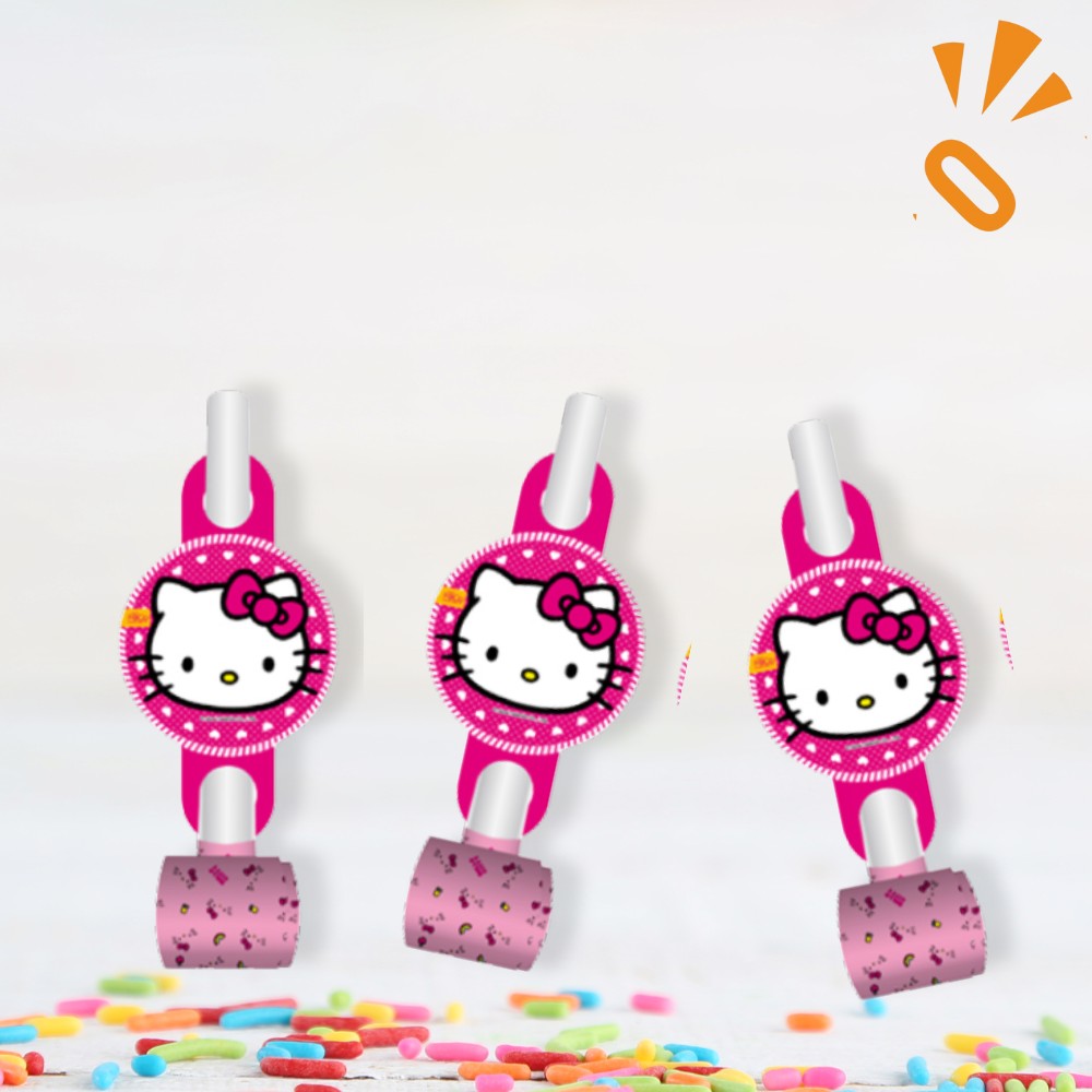 Pito Serpiente Hello Kitty x 6
