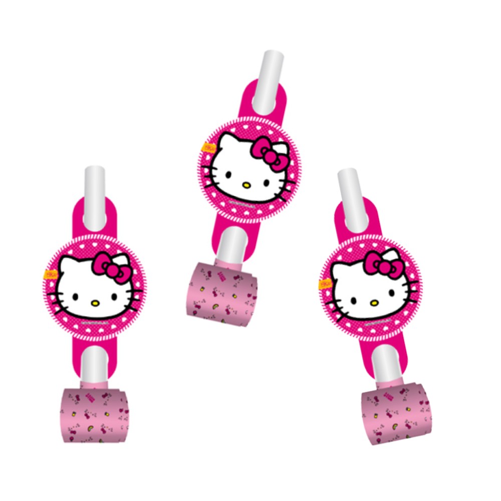 Pito Serpiente Hello Kitty x 6