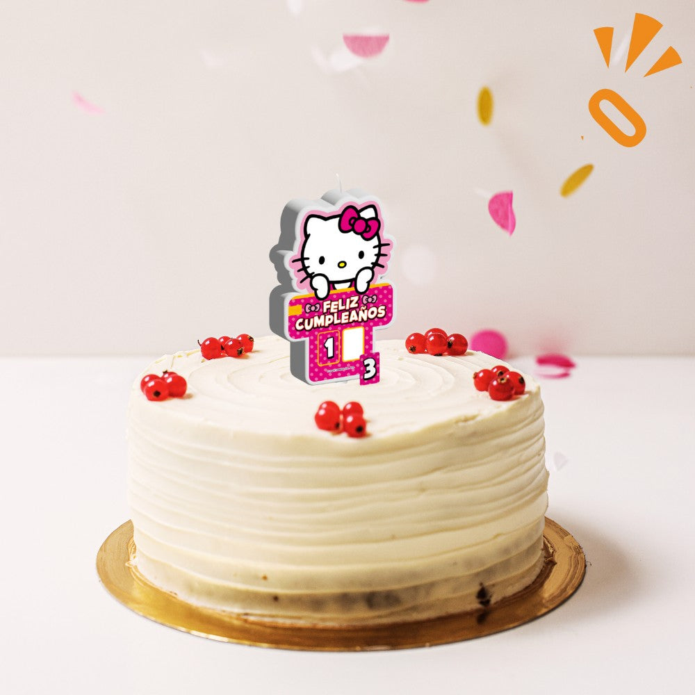 Vela Cumpleaños Hello Kitty
