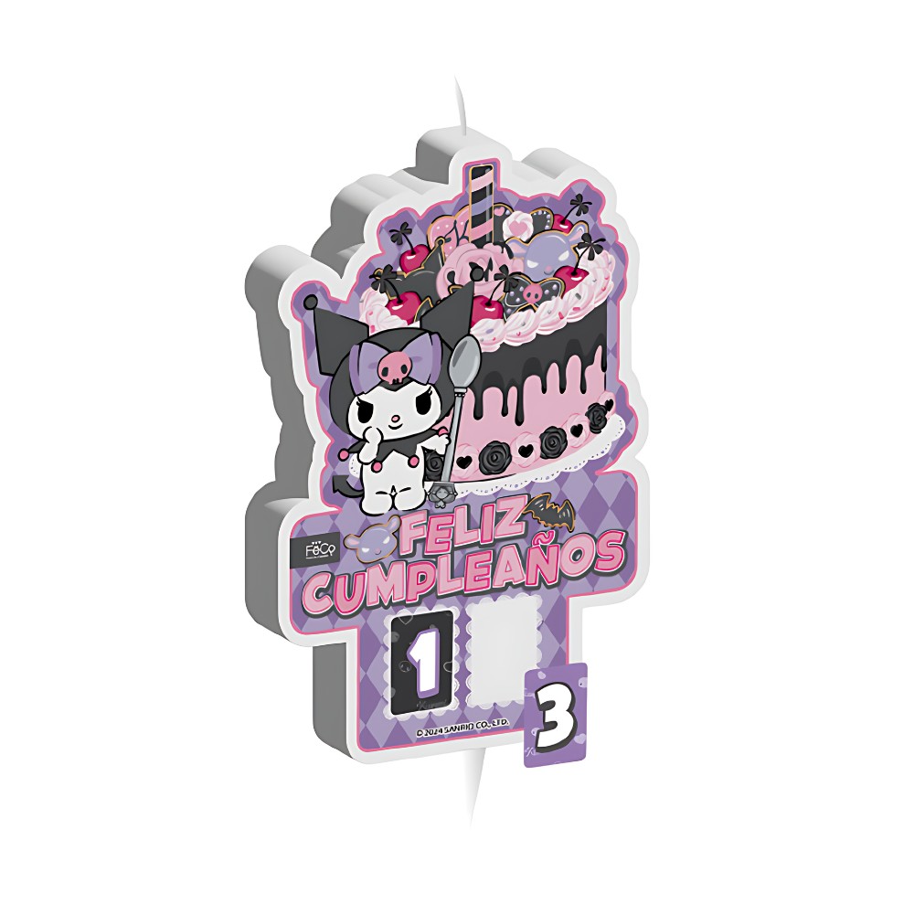 Vela Cumpleaños Kuromi