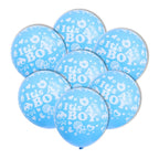 Globos Baby Shower R12 x 25 Celeste