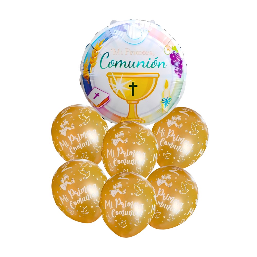 Set Globos Primera Comunión