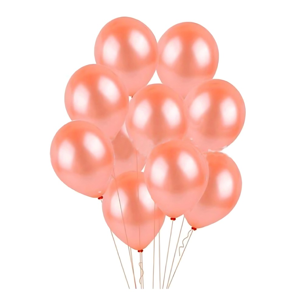 Globos Látex Rose Gold R 9  x 25