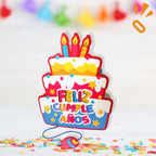 Piñata Cumpleaños Torta Feliz Cumpleaños