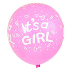 Globos Baby Shower R12 x 25 Rosado