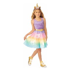 Disfraz Vestido Unicornio Premium NIÑA