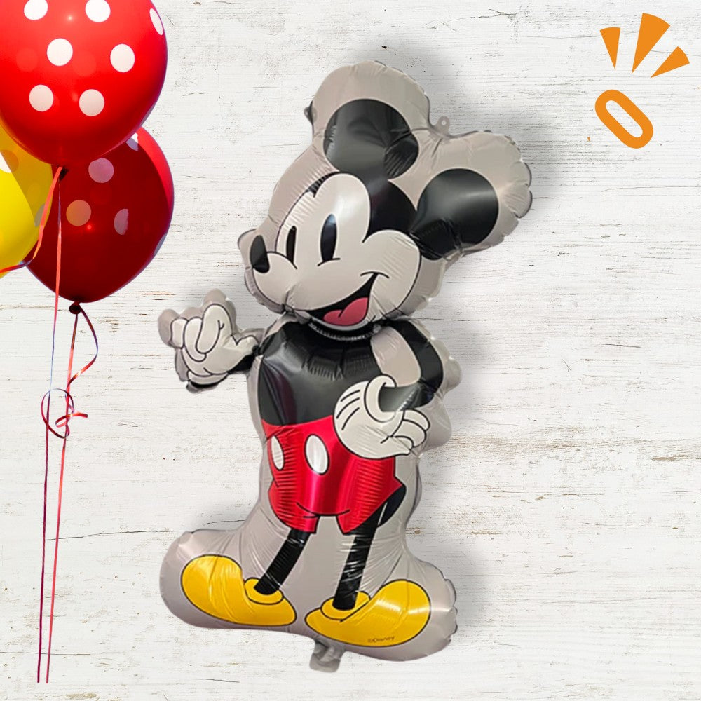 Globo Metalizado Forma Mickey Mouse