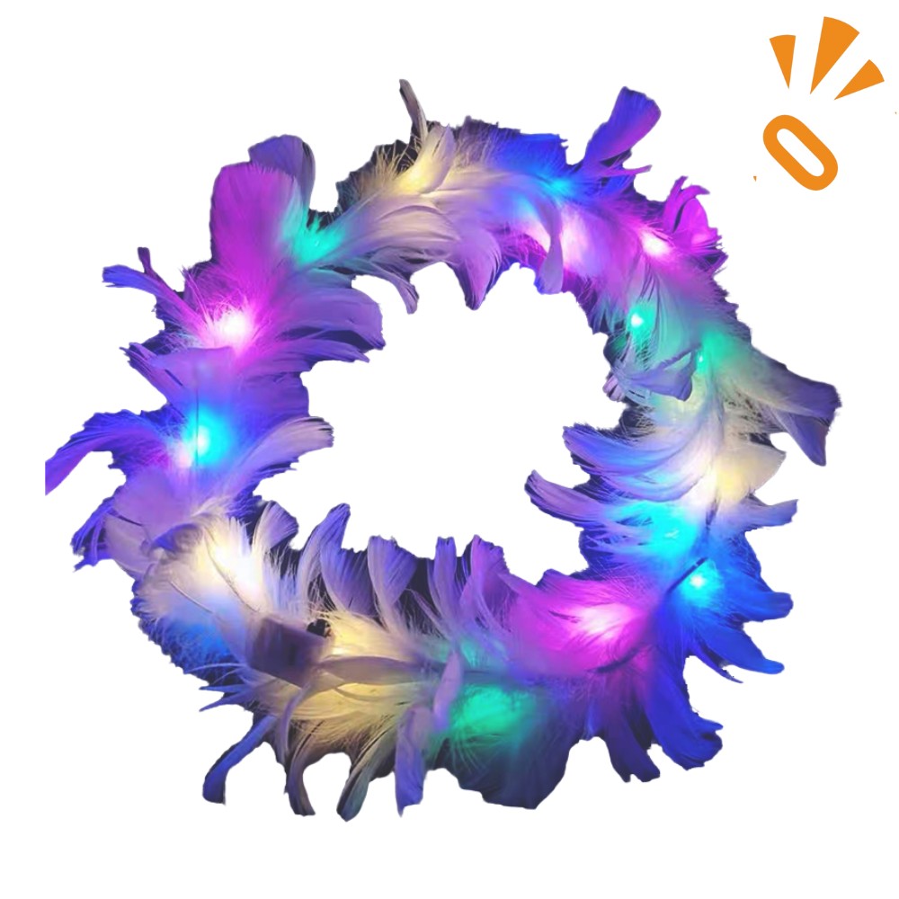 Cintillo Plumas Led