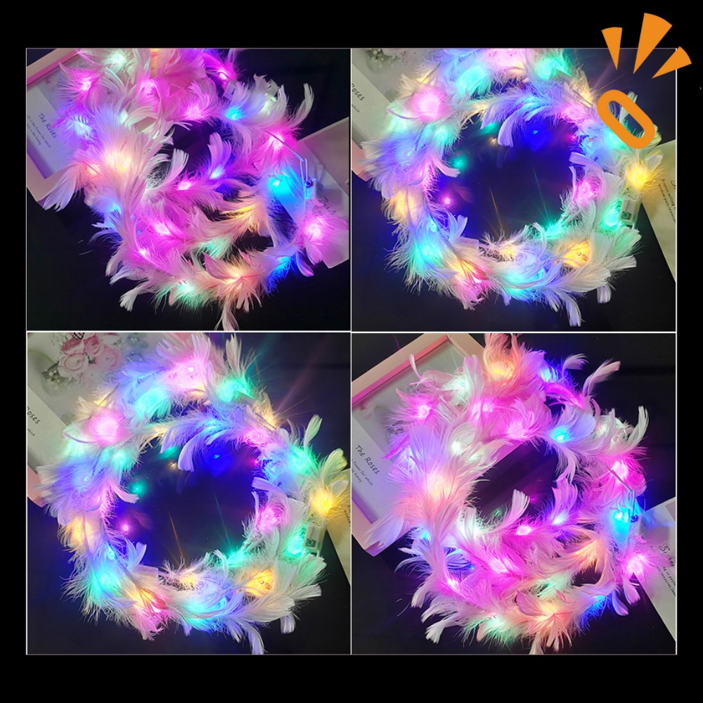 Cintillo Plumas Led