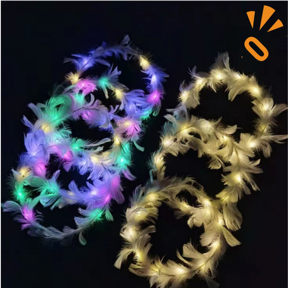 Cintillo Plumas Led