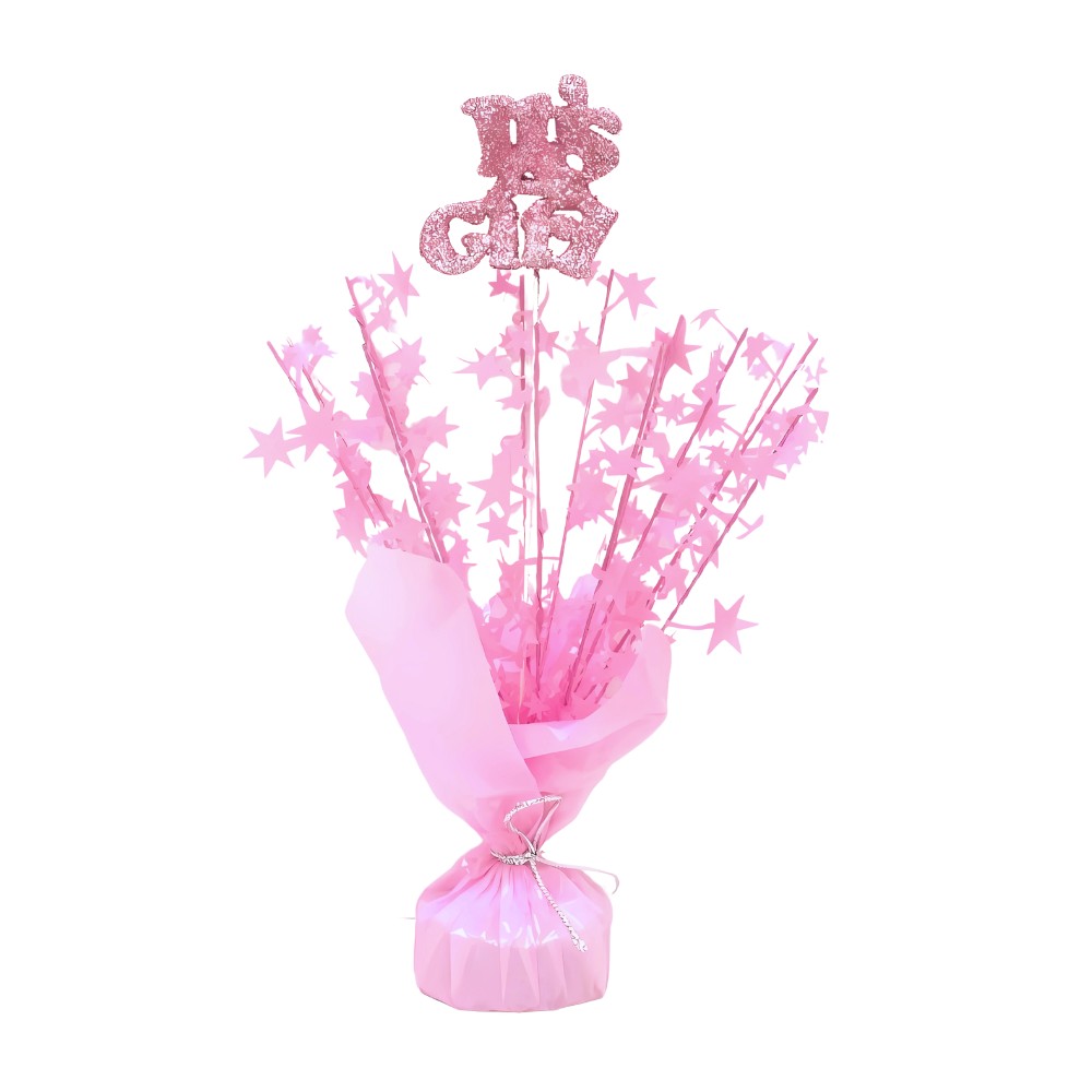 Centro de Mesa Baby Shower Rosado