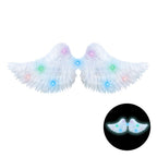 Alas de Ángel Blancas con Luces LED