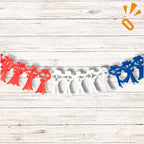Set 4 Guirnaldas Tricolor Chile Fiestas Patrias