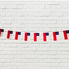 Set 4 Guirnaldas Tricolor Chile Fiestas Patrias