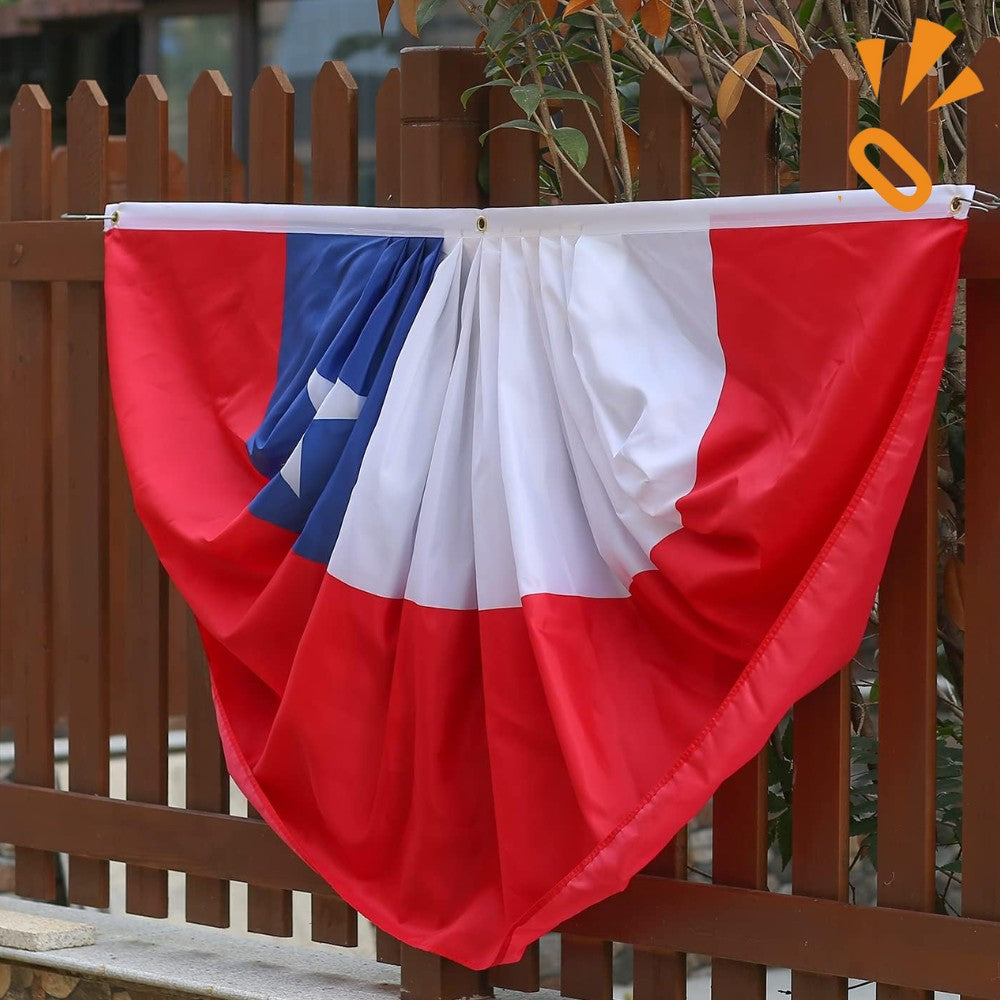 Escarapela Bandera Chile 45 x 90 cm
