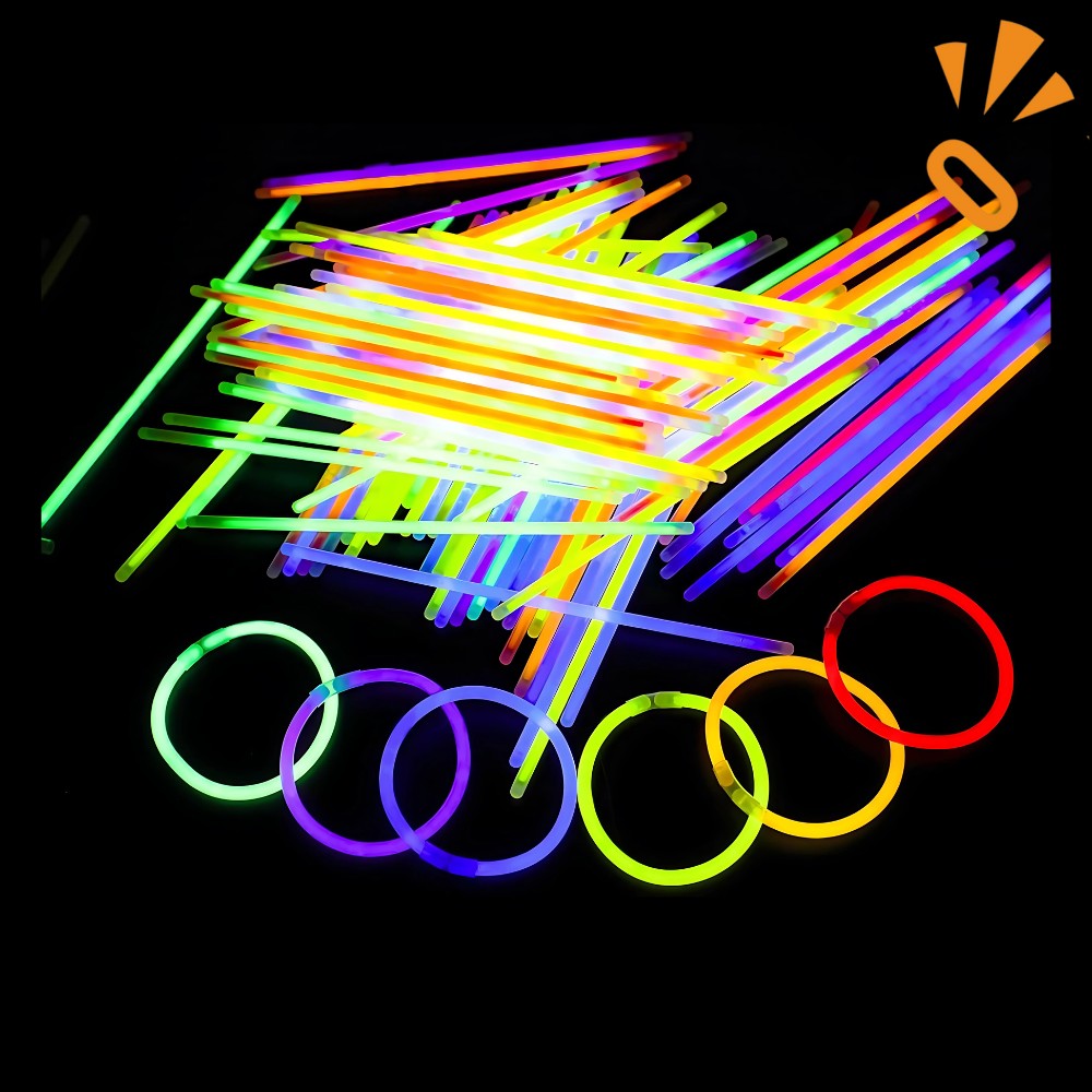 Tubo 100 Pulseras Light Stick