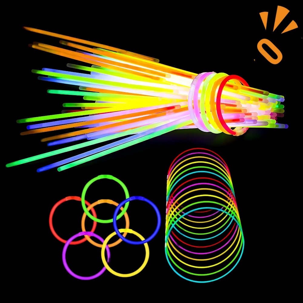 Tubo 50 Pulseras Light Stick
