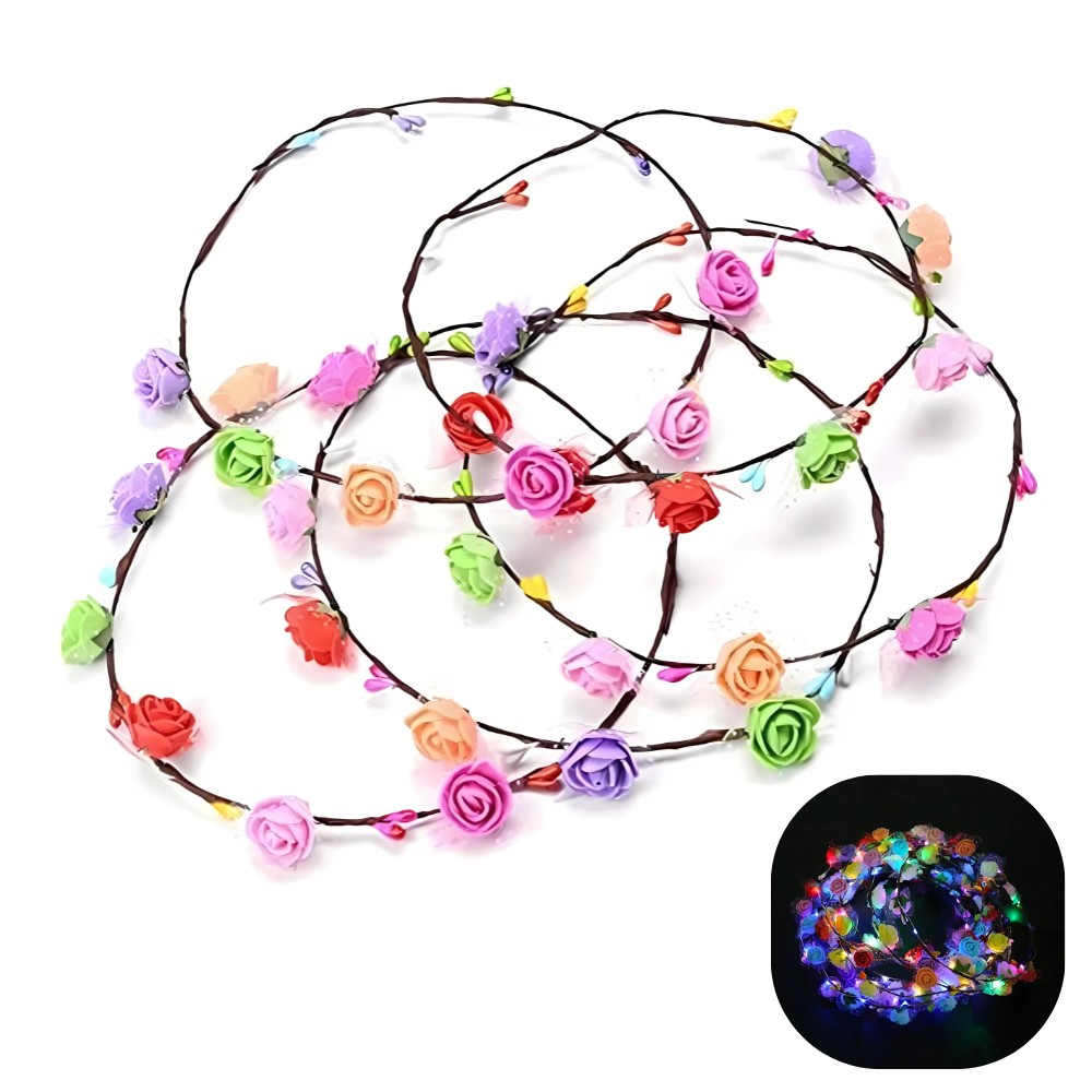 Cintillo Flor Led