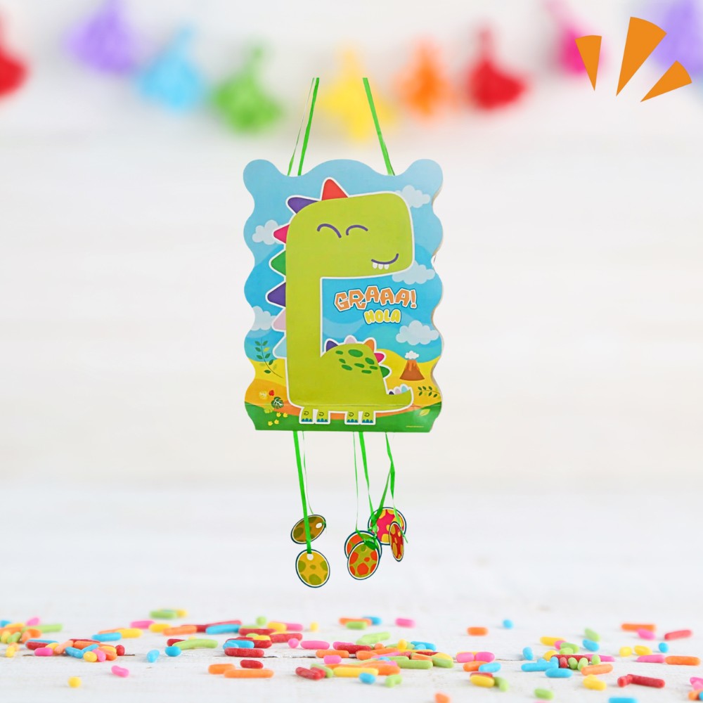 Piñata Plana Dinosaurio Peque