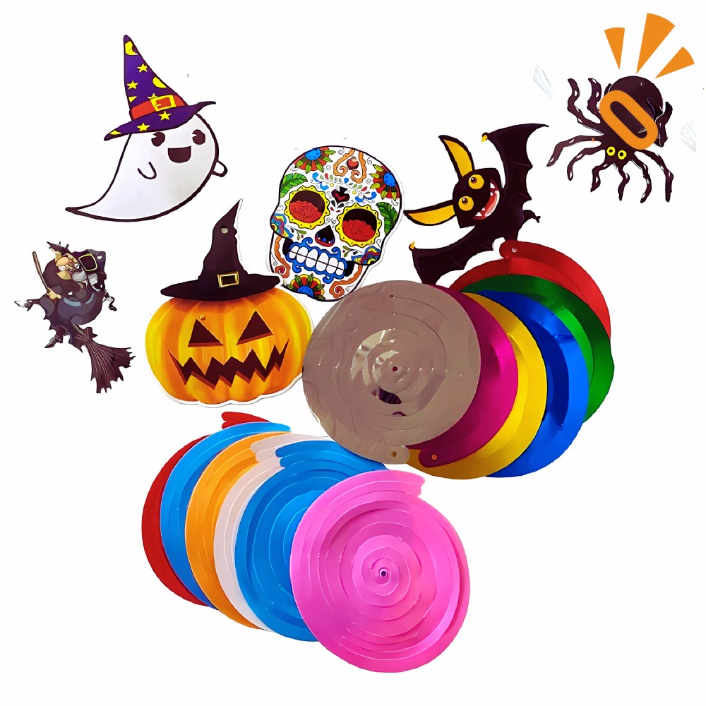 Decoración Espirales Colgante Halloween