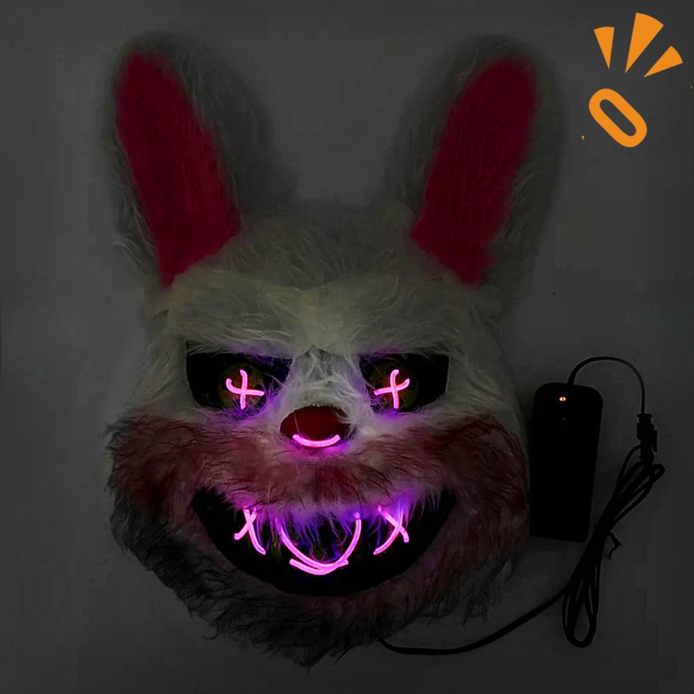 Máscara Conejo Diabólico Led
