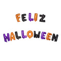 Globo Metálico Letras Feliz Halloween
