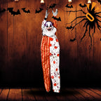 Payaso Encadenado Blanco y Naranjo Animado