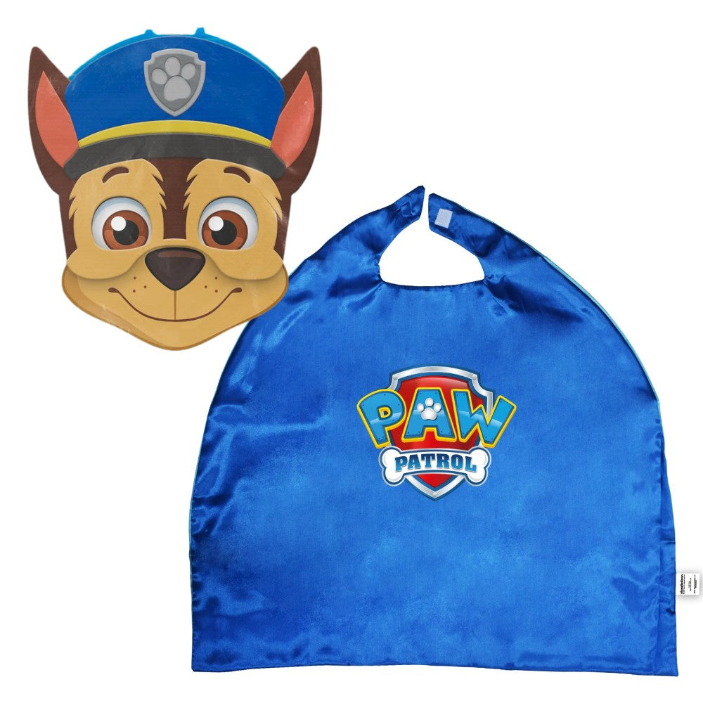 Set Capa Antifaz Chase Paw Patrol