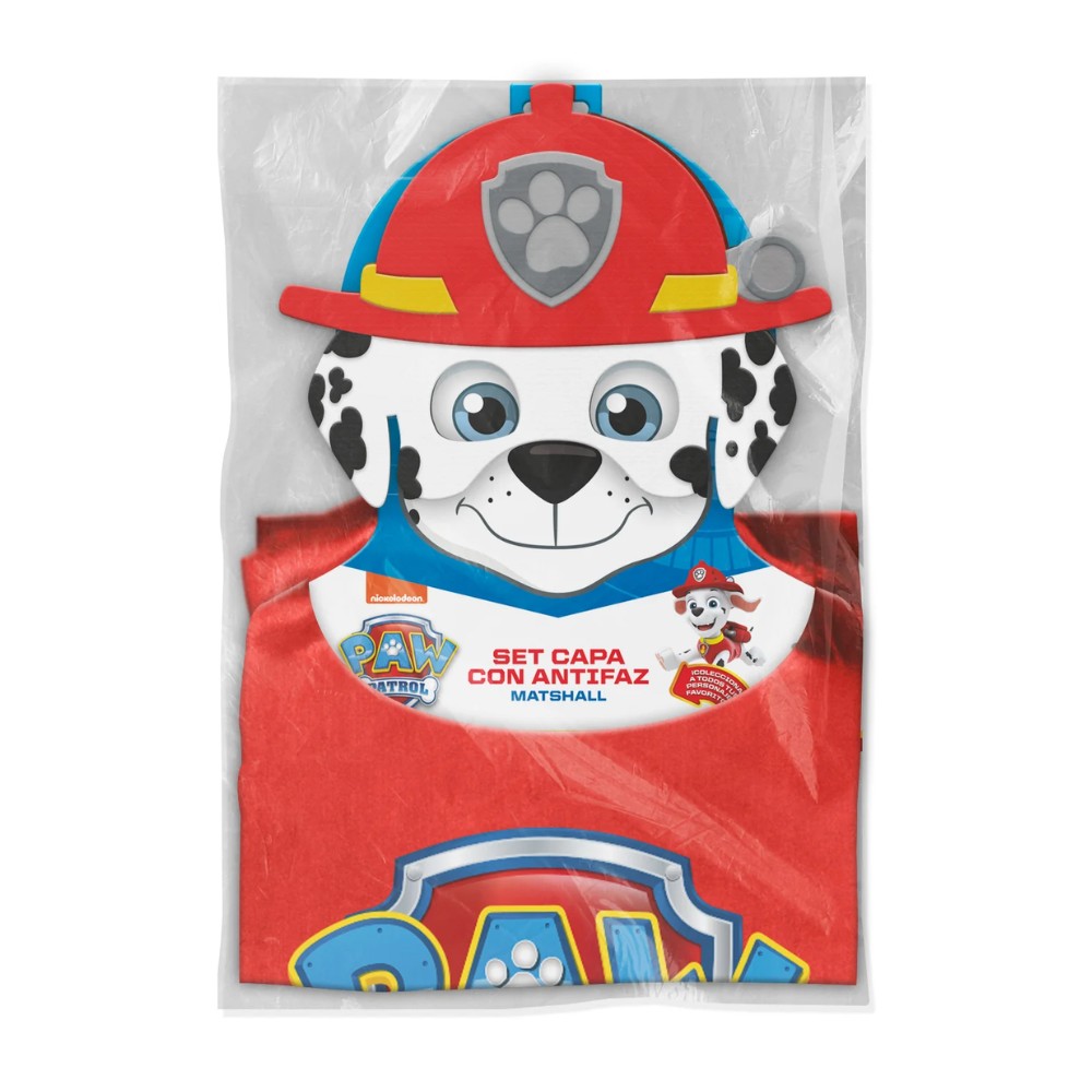 Set Capa Antifaz Marshall Paw Patrol