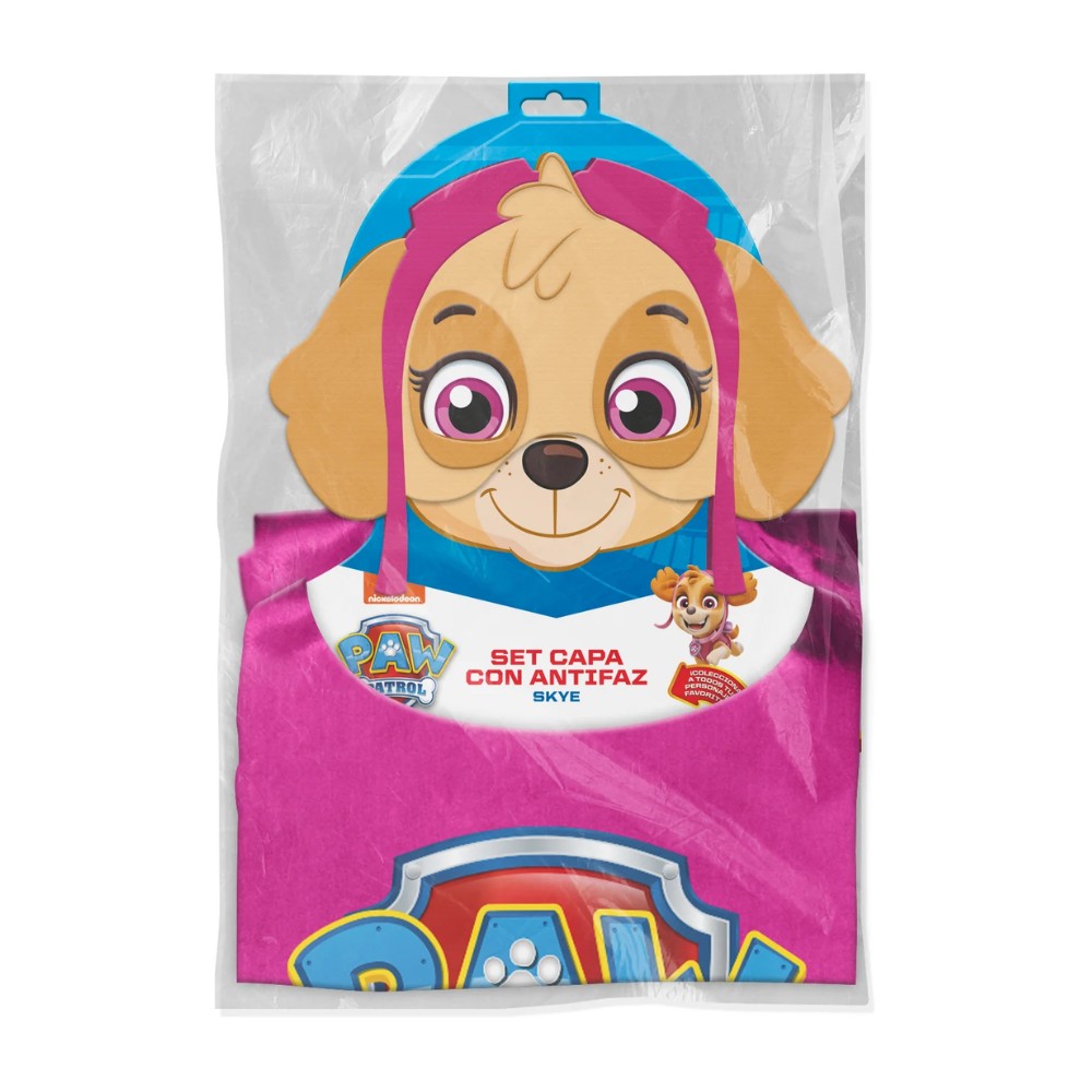 Set Capa Antifaz Skye Paw Patrol