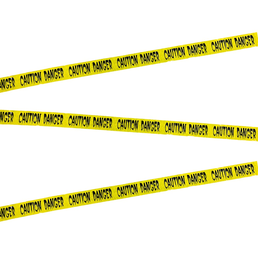Decoración Cinta Caution