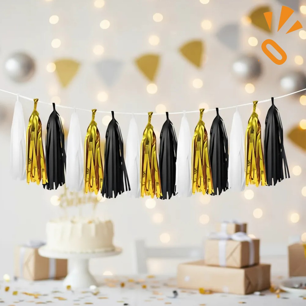 Guirnalda Tassel Metal