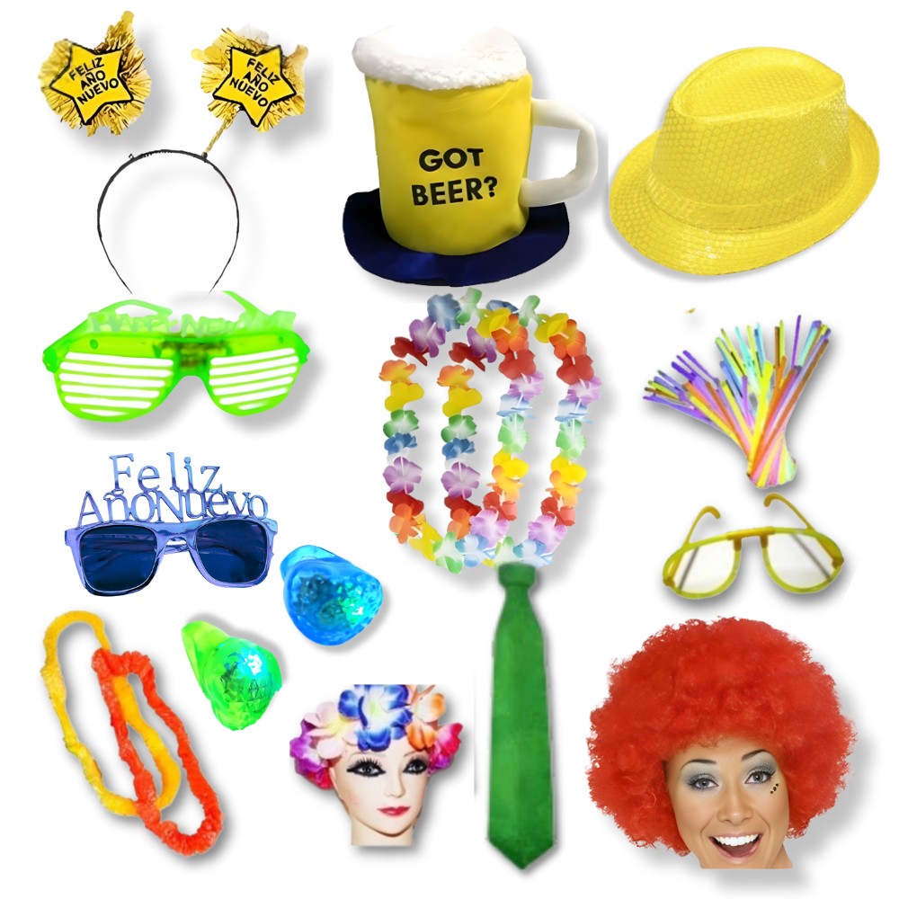 Pack Cotillón Año Nuevo 100 personas
