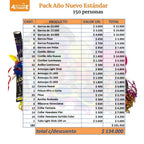 Pack Cotillón Año Nuevo 150 personas