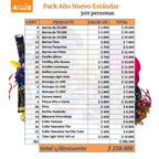 Pack Cotillón Año Nuevo 300 personas