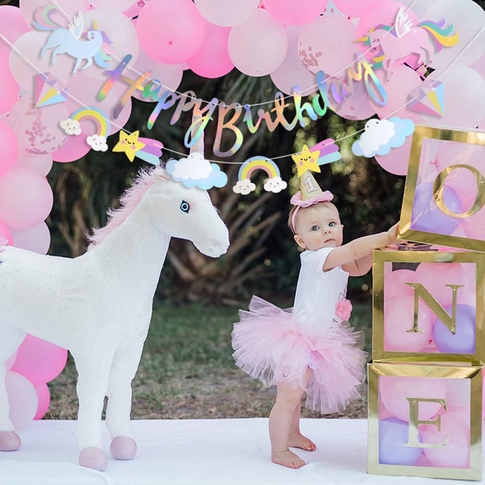 Guirnalda Unicornio Premium Doble