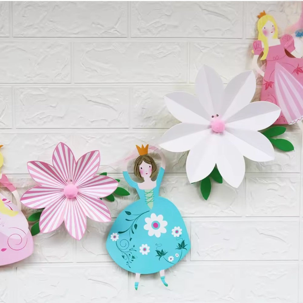 Guirnalda Princesas Flores