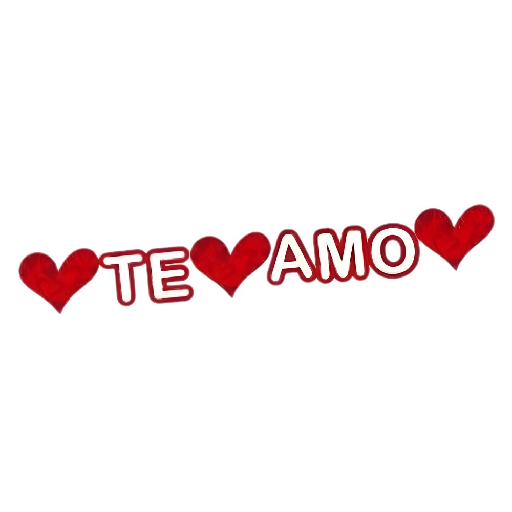 Guirnalda Letras Te Amo