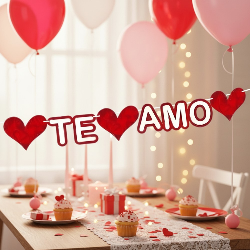Guirnalda Letras Te Amo