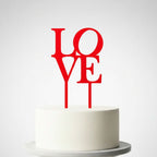 Topper Torta Love
