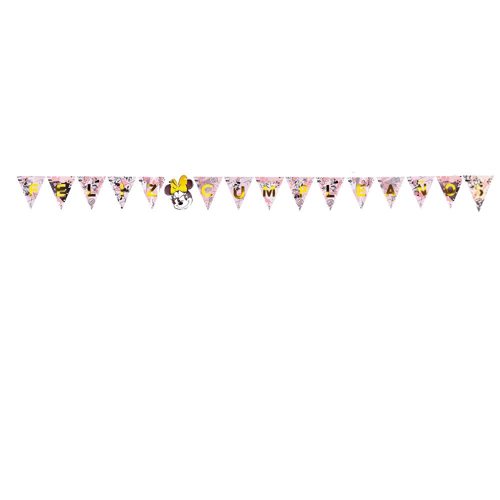 Guirnalda Feliz Cumpleaños Minnie Mouse Juvenil