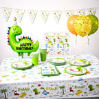 Pack Decoración Cumpleaños Dinosaurio Peque para 24 Personas