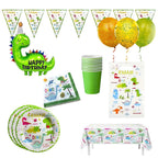 Pack Decoración Cumpleaños Dinosaurio Peque para 24 Personas