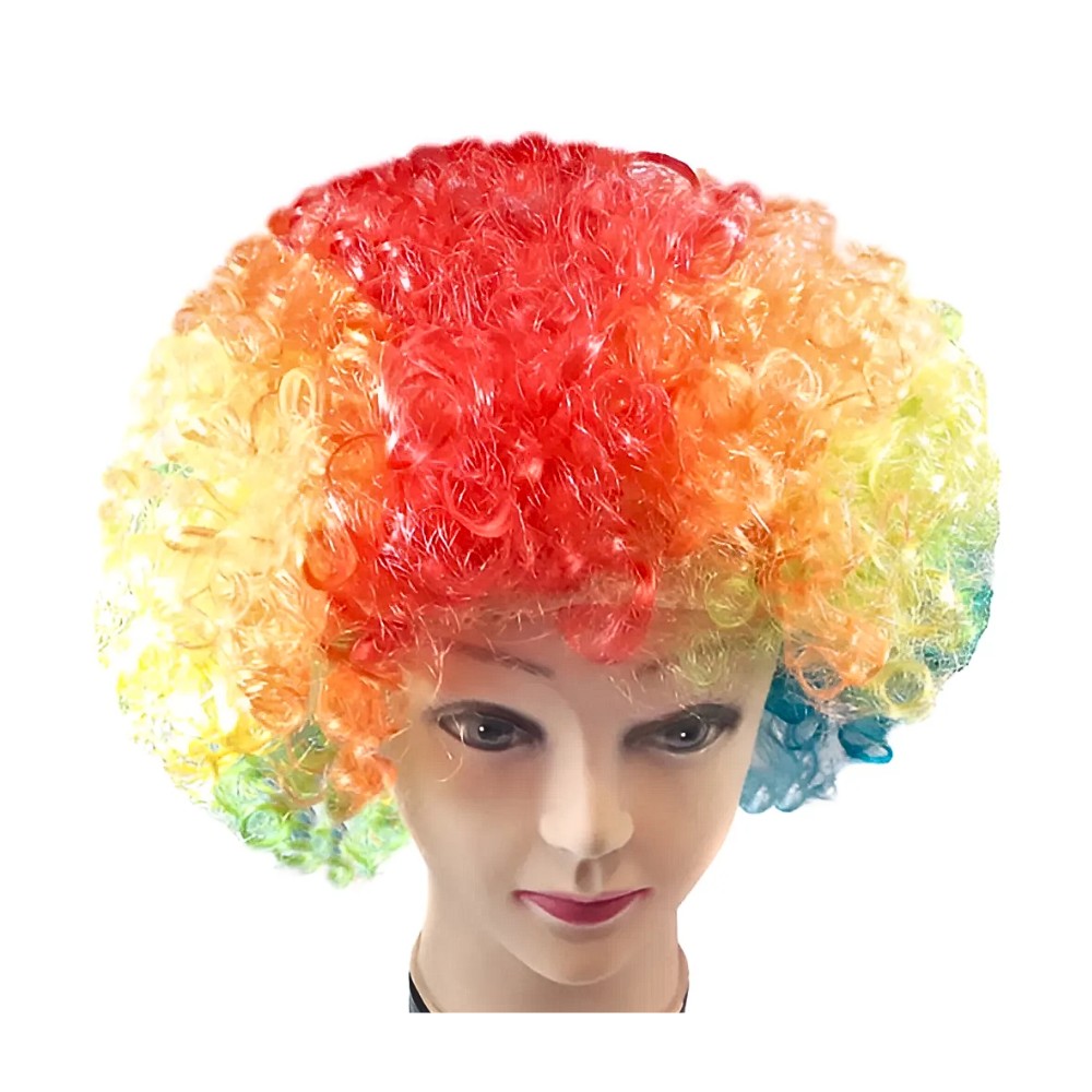 Peluca Afro Multicolor