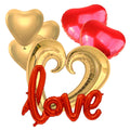 Set Globos Corazones Love