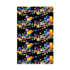 Cortina Metálica Feliz Cumpleaños Globos