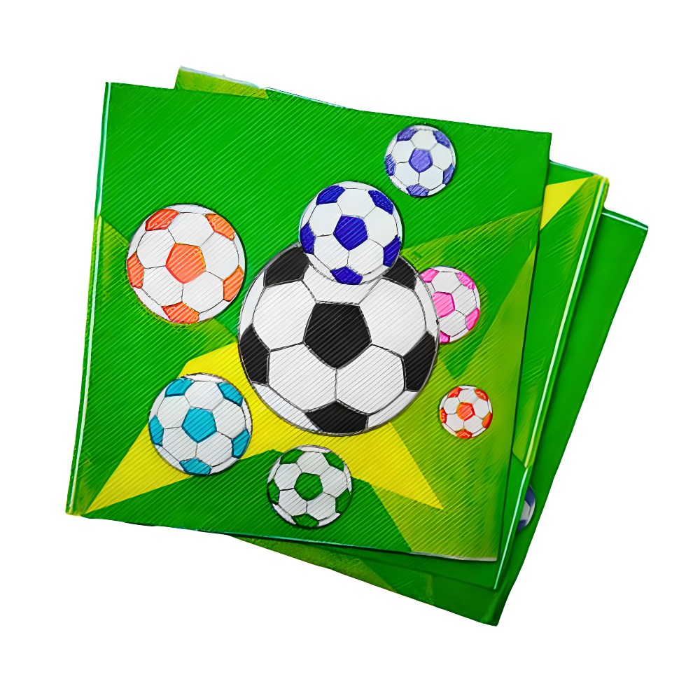 Servilletas Cumpleaños Futbol x 12