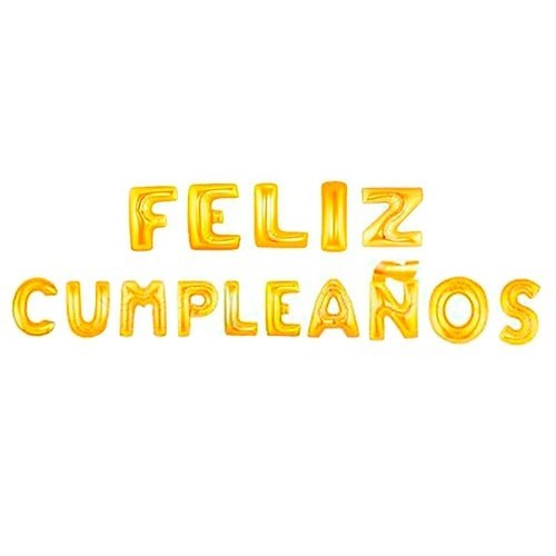 Globo Metálico Feliz Cumpleaños Colores
