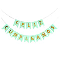 Guirnalda Banderín "Feliz Cumpleaños" Menta